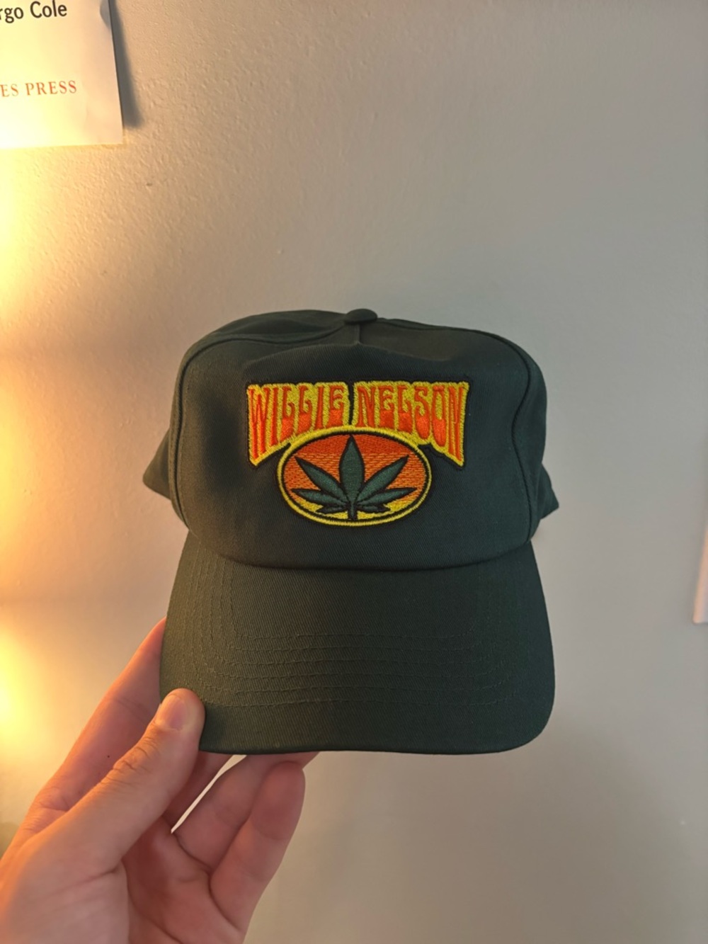 Willie Nelson Weed Snapback Hat